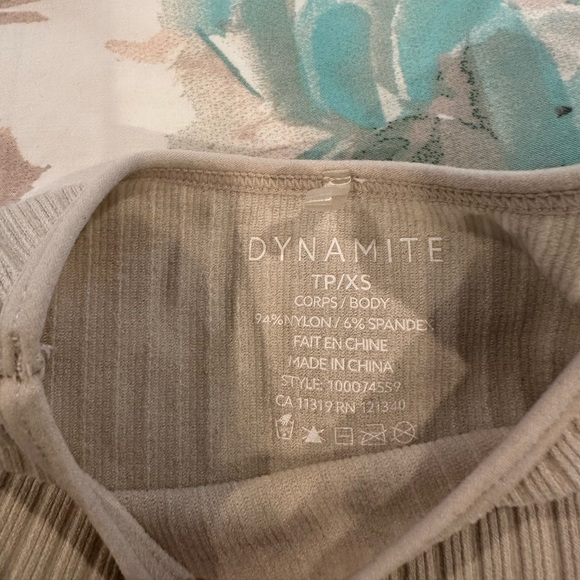 XS Long Sleeve navy and XS long sleeve beige Ribbed top! - Picture 3 of 7